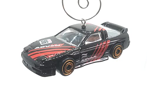 1996 Nissan 180SX Type X Black Red Christmas Ornament