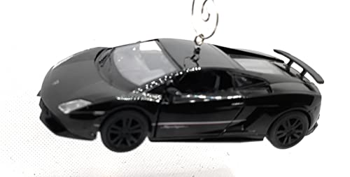 Lamborghini Gallardo LP 570-4 Superleggera Black Large Christmas Ornament