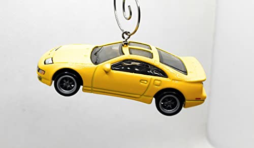 Nissan 300ZX Twin Turbo Yellow Christmas Ornament