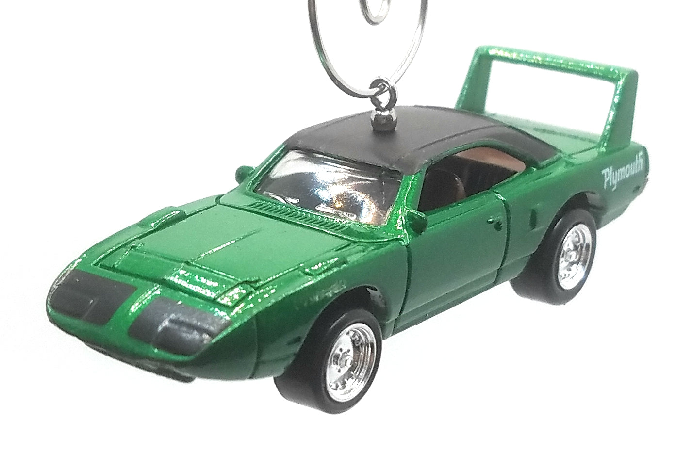 1970 Plymouth Superbird Green Black Christmas Ornament