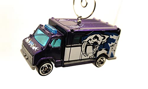 Ambulance Sabertooth Purple Christmas Ornament