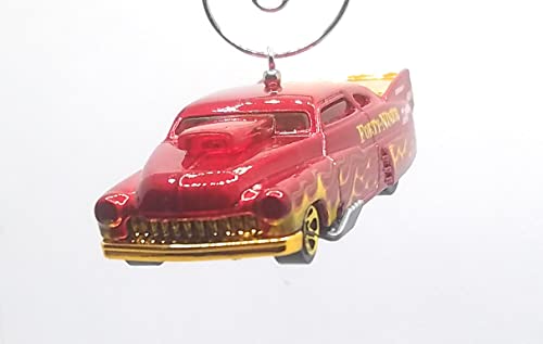 1949 Mercury MERC Dragster Red Christmas Ornament
