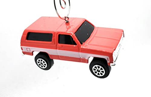 1979 Chevy K5 Blazer Red White Christmas Ornament