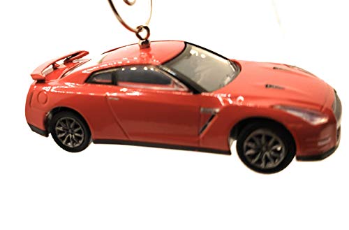 2014 Nissan GT-R Red Christmas Ornament
