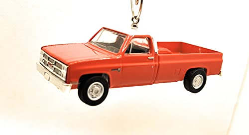 1984 for GMC Sierra 2500 Pickup Truck Red Christmas Ornament