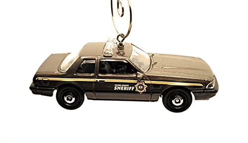 1993 for Ford Mustang LX SSP Boone County Sheriff Gray Christmas Ornament
