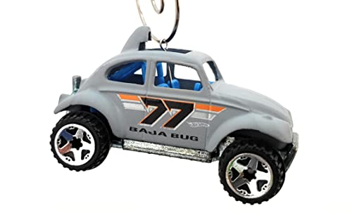 Volkswagen Baja Bug Gray Christmas Ornament
