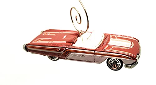 Ford T-Bird Lowrider Red Christmas Ornament