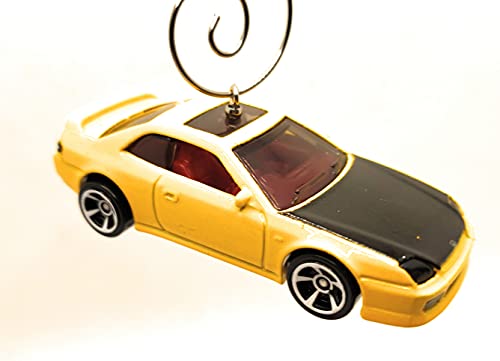 1998 Honda Prelude Yellow Christmas Ornament