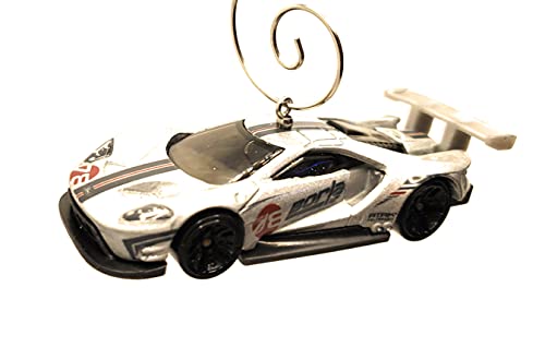 2016 Ford GT Race Car Gray Christmas Ornament