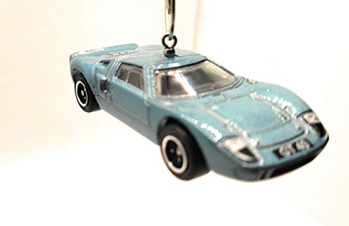 Ford GT40 Blue Christmas Ornament