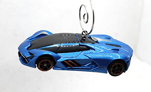 Lamborghini Terzo Millennio Blue Christmas Ornament