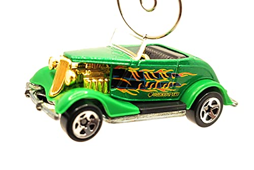 1933 Ford Roadster Green Christmas Ornament