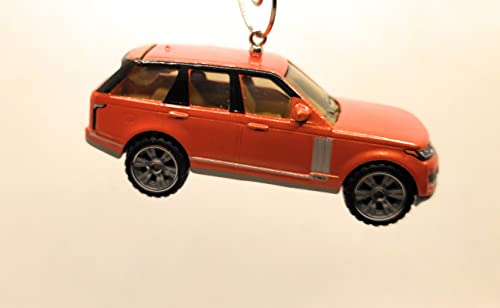 2018 Range Rover Vogue SE Orange Christmas Ornament
