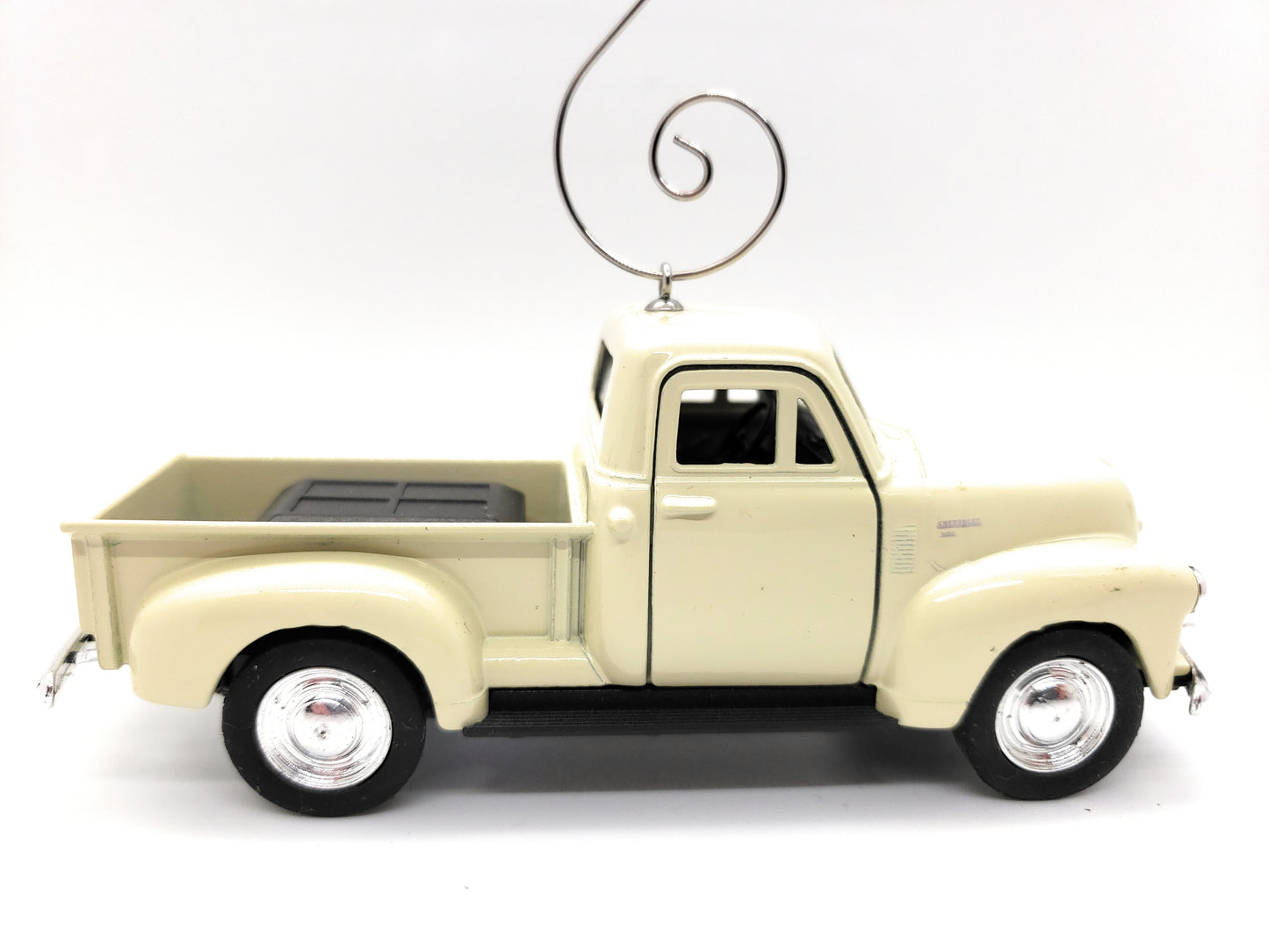 1953 Chevrolet 3100 Pickup Large Custom 1:34 Diecast Cream Christmas Ornament
