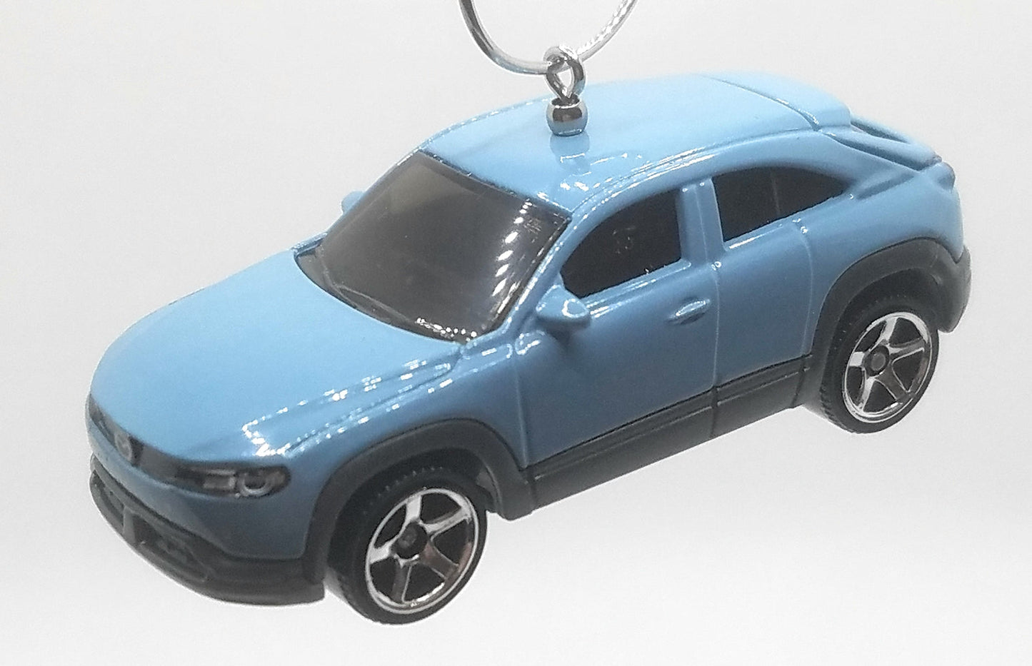 2021 Mazda MX-30 Blue Grey Christmas Ornament