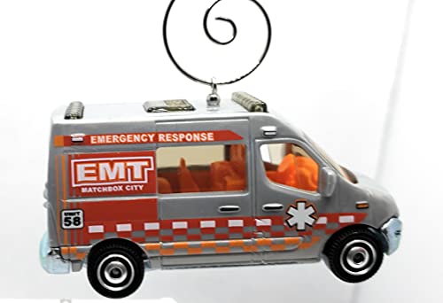 Renault Master Ambulance Grey Christmas Ornament