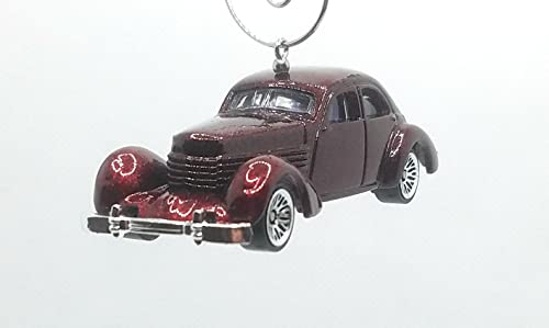 1936 Cord Red Christmas Ornament