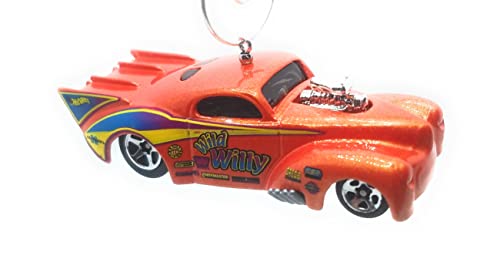 1941 Wild Willy Dragster Orange Christmas Ornament