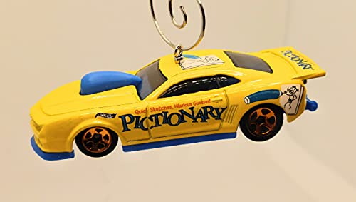 2010 Pro Stock Chevy Camaro Pictionary Yellow Christmas Ornament