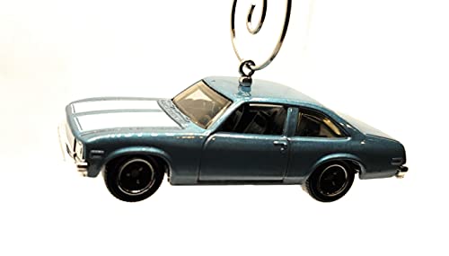 1979 Chevy Nova Christmas Ornament 1:64 Blue