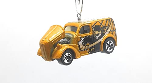 Ford Anglia Panel Truck Copper Christmas Ornament