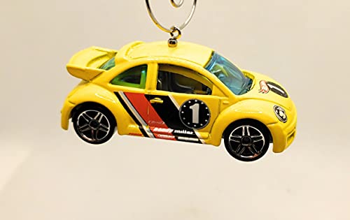 Volkswagen Beetle Yellow Christmas Ornament