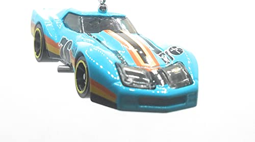 1976 Greenwood Chevy Corvette Blue Christmas Ornament