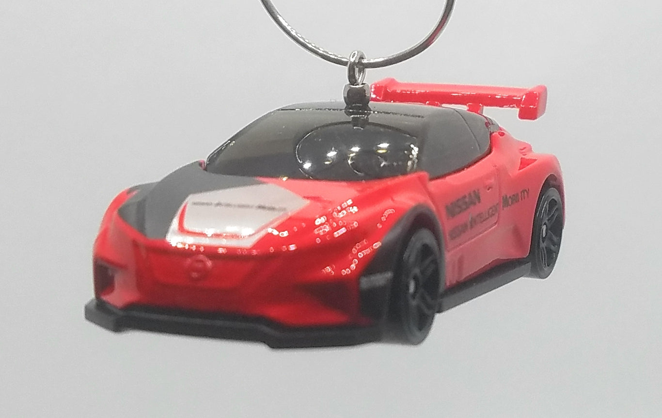 Nissan Leaf Nismo RC_02 Red/Black Side Stripes Christmas Ornament