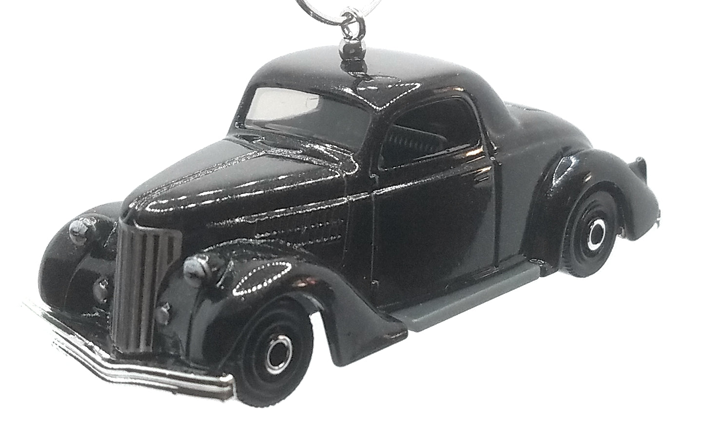 1936 Ford Coupe Black Christmas Ornament