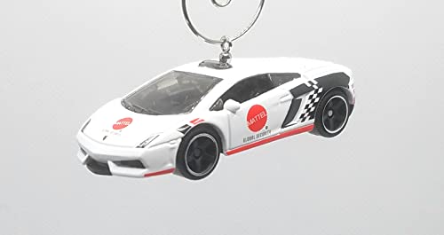 Lamborghini Gallardo White Christmas Ornament