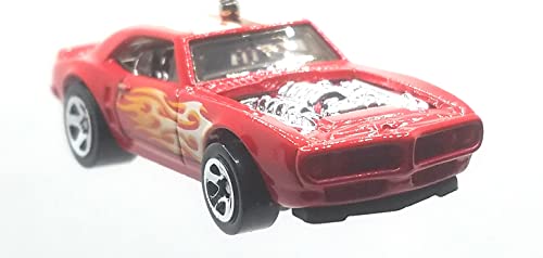 1967 Ponitac Firebird Red White Flames Christmas Ornament