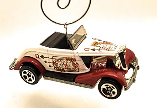 1933 Ford Roadster Queen of Spades Christmas Ornament