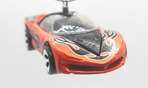Pontiac Banshee Orange Black Flames Christmas Ornament