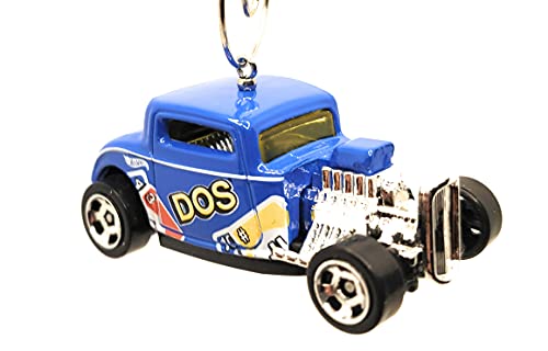 1932 Ford Coupe DOS Game Blue Christmas Ornament