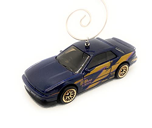 Nissan Silva S13 Blue Christmas Ornament