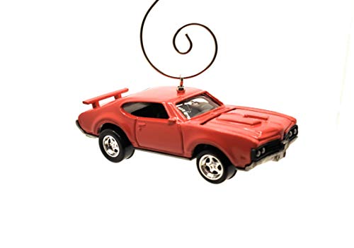 1969 Oldsmobile Olds 442 Red Christmas Ornament