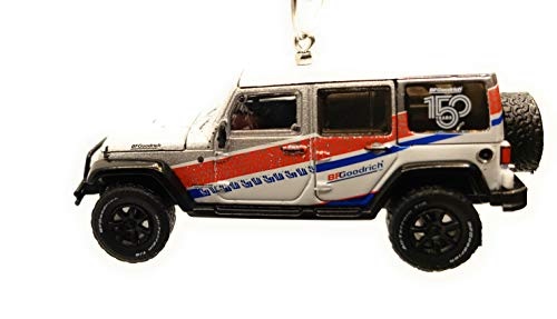 2015 for Jeep Wrangler JKU Unlimited BF Goodrich Christmas Ornament
