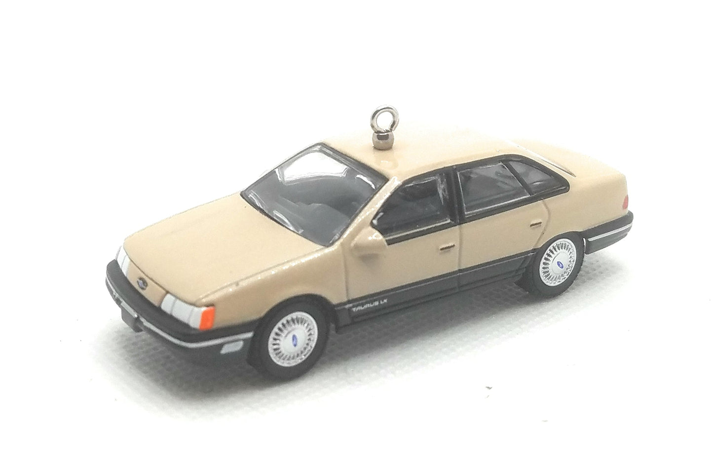 1999 Ford Taurus Beige Black Christmas Ornament