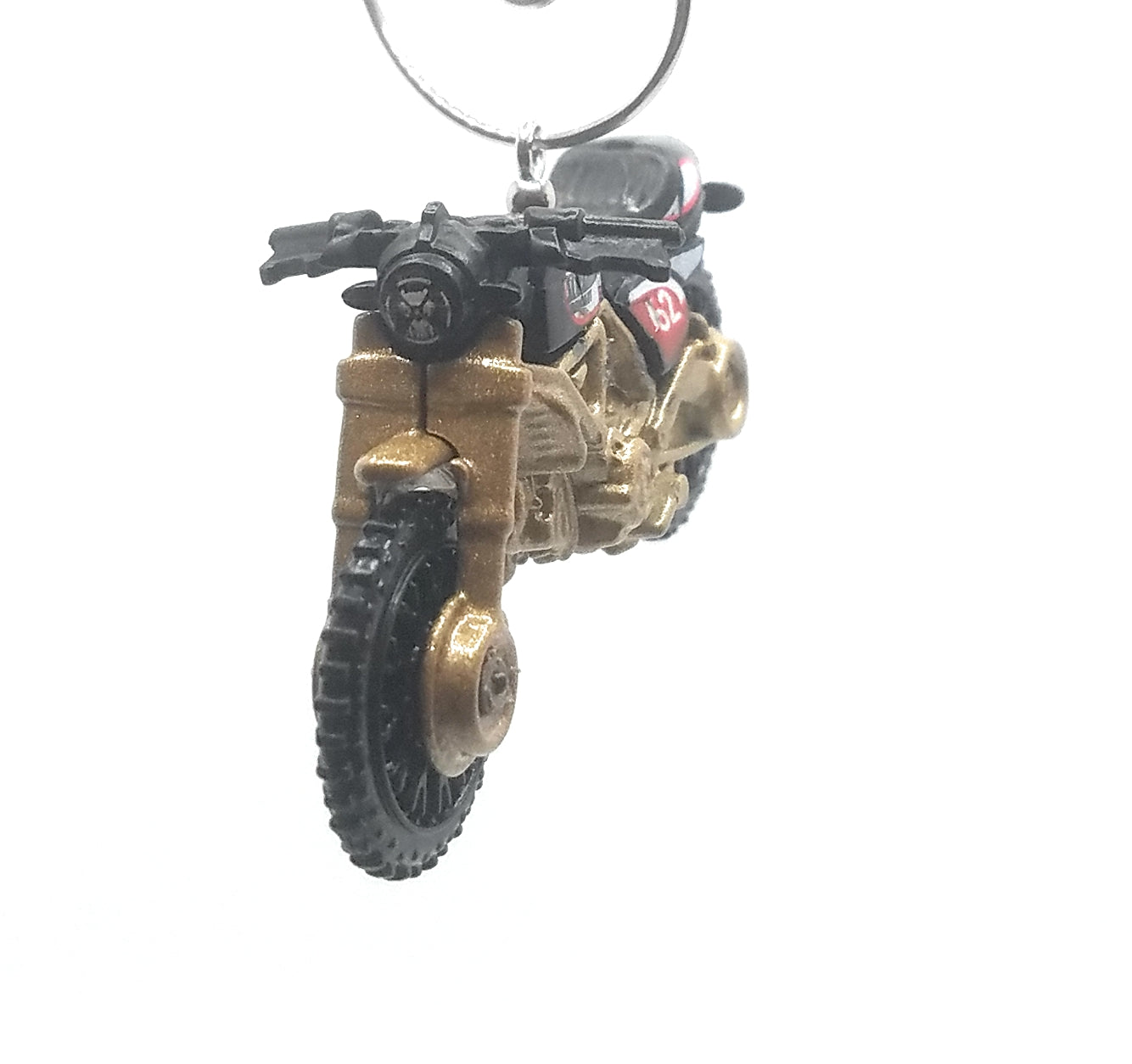 Ducati Scrambler Motorcycle Black/White Decals Christmas Ornament