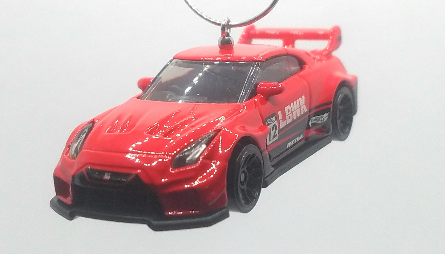 LB-Silhouette WORKS GT Nissan 35GT-RR Ver 2 Red Christmas Ornament