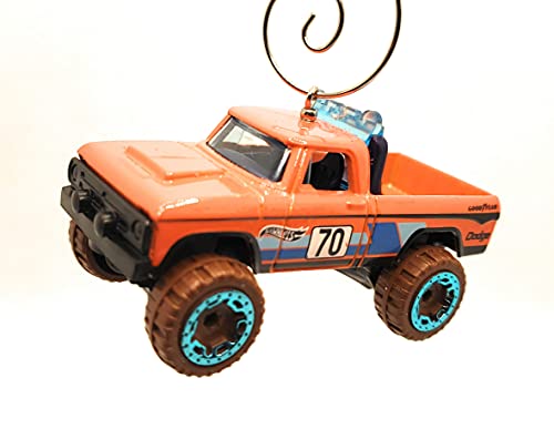 1970 Dodge Power Wagon Orange Christmas Ornament