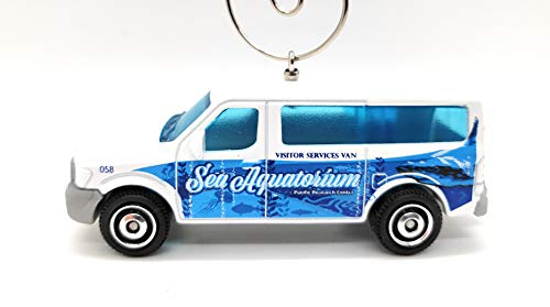 2014 Nissan NV Van Aquatorium Custom Diecast White Christmas Ornament
