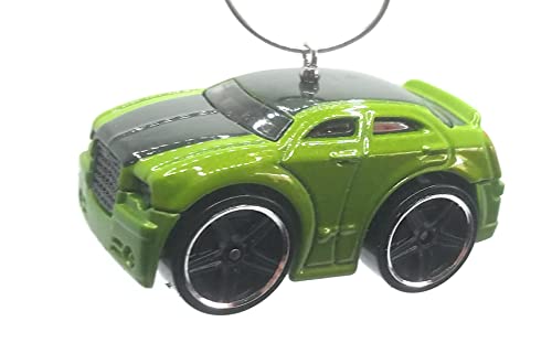 Chrysler 300C Tooned Green Black Christmas Ornament