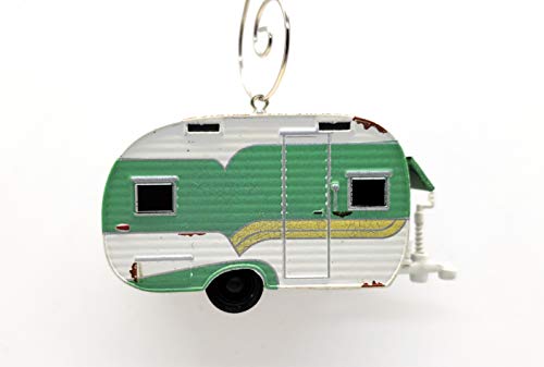 1959 Catolac DeVille Camping Trailer Custom Diecast Christmas Ornament