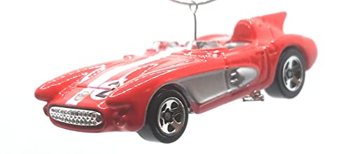 Chevy Corvette SR2 Convertible Red White Stripe Christmas Ornament