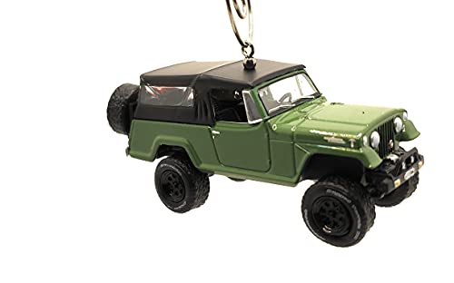 1968 for Jeep Jeepster Commando Green Christmas Ornament