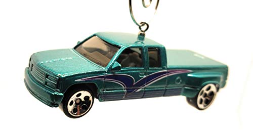 Chevy C3500 C35 Pickup Truck Teal Christmas Ornament