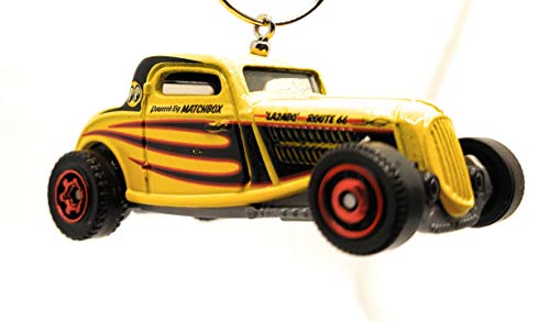 1933 Ford Coupe Yellow Christmas Ornament