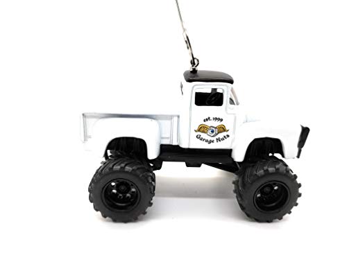 1956 Ford F-100 Truck Large Custom Diecast White Christmas Ornament